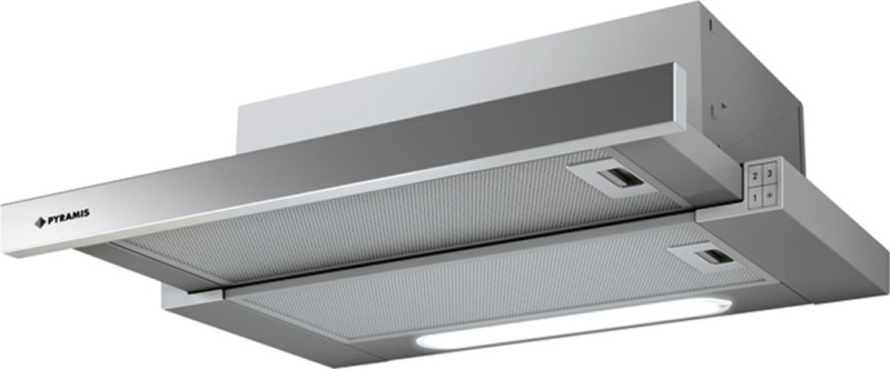 Pyramis Essential Συρόμενος Απορροφητήρας 60cm Inox 065017002