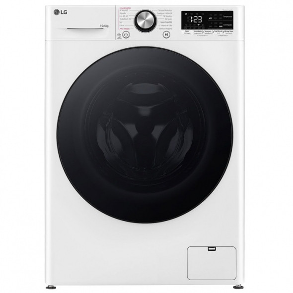 Πλυντήριο - Στεγνωτήριο Ρούχων LG D4R7010TSWB 10 kg/6 kg Α/D 
