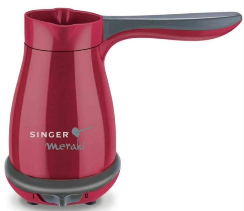 Singer Meraki RD Ηλεκτρικό Μπρίκι 550W με Χωρητικότητα 330ml Red