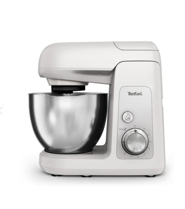 Tefal Κουζινομηχανή 1100W με Ανοξείδωτο Κάδο 4.6lt  BAKE QB520B ΓΚΡΙ TEFAL