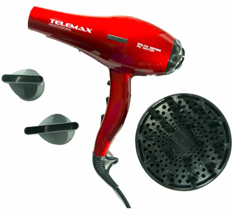 Telemax FK-8813 Ionic Επαγγελματικό Πιστολάκι Μαλλιών με Φυσούνα 2200W