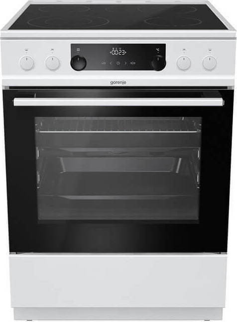 Gorenje ECS6350WPA Κουζίνα 71lt με Κεραμικές Εστίες Π60εκ. Λευκή Εγγύηση 4 Έτη