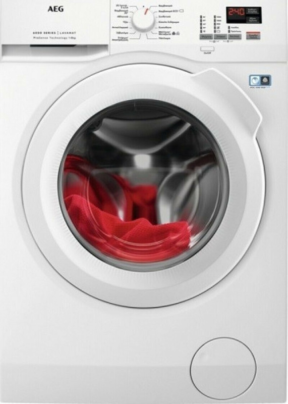 AEG L6FEK29IWG Πλυντήριο Ρούχων 9kg 1200 Στροφών