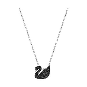 Swarovski Κολιέ Μαύρος Κύκνος Επιπλατινωμένο,Iconic Swan(5347330)