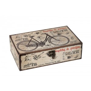Σετ 3τμχ Κουτί Ποδήλατο 30-25-20εκ Espiel (IDE101)