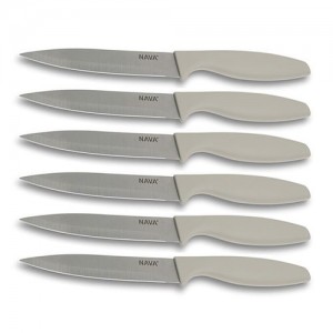 Ατσάλινα μαχαίρια κρέατος-λαχανικών σετ 6τεμ 10-058-147