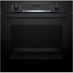 Bosch Εντοιχιζόμενος Φούρνος Ανω Πάγκου HQA574BB3 71lt Μαύρος
