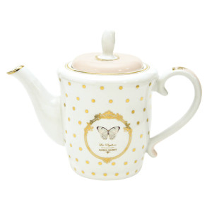 Τσαγιέρα Πορσελάνη 1L Dots&Butterfly EasyLife ( R1108DOB)