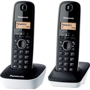 Panasonic KX-TG1612 Duo Μαύρο / Λευκό