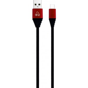 Powertech Braided USB 2.0 to micro USB Cable Μαύρο 1m (PTR-0010)