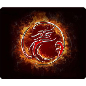 Gaming Mousepad iMICE Estone Red Dragon Αντιολισθητικό 290x244mm Μαύρο