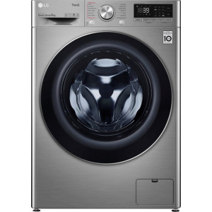 LG F4WV709S2TE Πλυντήριο Ρούχων 9kg με Ατμό 1400 Στροφών Inox