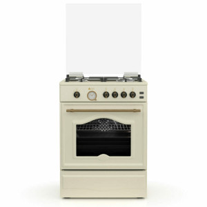 Thermogatz TGS 4111 Κουζίνα Υγραερίου 49lt με Εστίες Υγραερίου Π60εκ. Μπεζ 