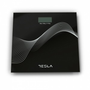 Tesla BS102B Ψηφιακή Ζυγαριά σε Μαύρο χρώμα