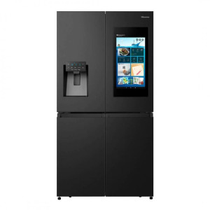 Hisense Ψυγείο Ντουλάπα 577lt NoFrost Υ178.5xΠ91.2xΒ72.5εκ. Μαύρο RQ760N4IFE