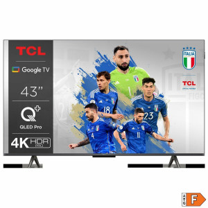 TV TCL 43C655 43'' Smart 4K QLED with Google TV and Game Master 3.0 (2024)