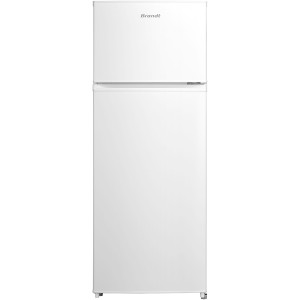 Brandt Ψυγείο Δίπορτο 204lt Υ143xΠ55xΒ55εκ. Λευκό BFD4355EW
