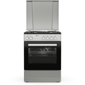 Thermogatz TGS E8021 S Κουζίνα 80lt με Εμαγιέ Εστίες Π60εκ. Inox