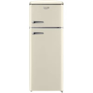 Omnys Retro Ψυγείο Δίπορτο 206lt Υ141.4xΠ55xΒ57εκ. Μπεζ WNT-EPQ10825C Εγγύηση 5 Έτη
