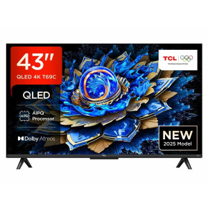 TCL Smart Τηλεόραση 43" 4K UHD QLED T69C HDR (2025) 43T69C 