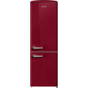 Omnys Ψυγειοκαταψύκτης 330lt NoFrost Υ190xΠ60xΒ73.5εκ. Κόκκινος Epoque Εγγύηση 5 Έτη