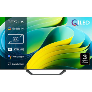 TV Tesla Q55E655GUS 55'' Smart 4K Google TV Εγγύηση 3 Έτη