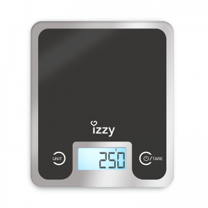 Ζυγός Κουζίνας 10kg Izzy Black Mirror IZ-7004