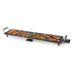 NEDIS FCTE110EBK90 Γκριλιέρα Teppanyaki, με μεγάλη επιφάνεια 90 x 23 cm.