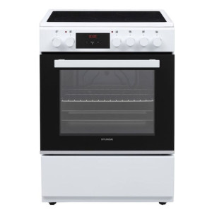 Hyundai HCVC24V-7260V/W με κεραμικές εστίες, χωρητικότητα φούρνου 69L, 5 λειτουργίες ψησίματος και ενεργειακή κλάση Α