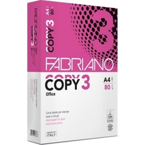 Fabriano Copy 3 Χαρτί Εκτύπωσης A4 80gr/m² 500 φύλλα