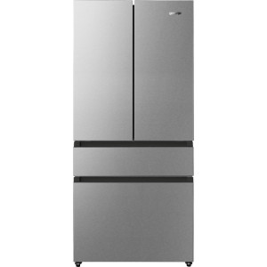 Gorenje NRM8181UX Ψυγείο Ντουλάπα 480lt NoFrost Υ181.7xΠ79.4xΒ70.6εκ. Inox Εγγύηση 4 Έτη