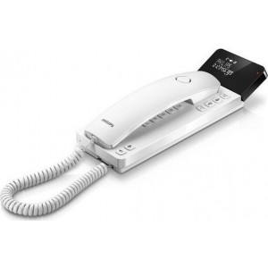 Ενσύρματο Τηλέφωνο Λευκό Philips M110W/GRS 