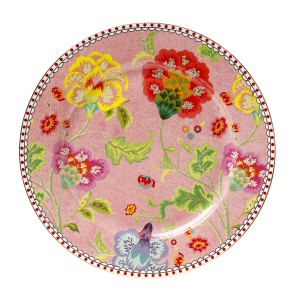 Πιατέλα Πορσελάνη 32 Εκ. Floral Pink Cryspo Trio 1422105