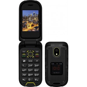 Vertex K205 Dual SIM Κινητό με Κουμπιά για Ηλικιωμένους Μαύρο