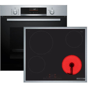 SET ΦΟΥΡΝΟΣ & ΕΣΤΙA BOSCH PLUS HBG536ES3 + PKE645FN2E (5έτη έγγύηση)