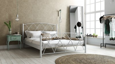 Μεταλλικό Κρεβάτι Ερμής(110x190)