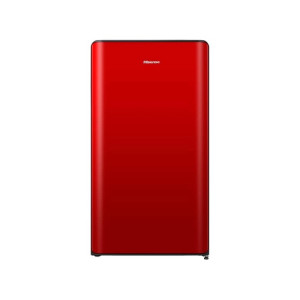 Hisense RR106D4CRF Μονόπορτο Ψυγείο 82lt Υ86.7xΠ48xΒ45.1εκ. Κόκκινο