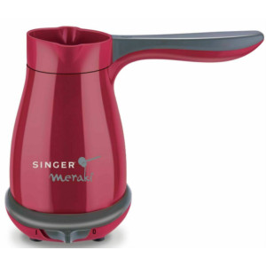 Singer Meraki RD Ηλεκτρικό Μπρίκι 550W με Χωρητικότητα 330ml Red